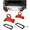 Red Tow Loop Kit With Inserts fits Land Rover Defender 90 110