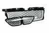 Range Rover Sport 2005-09 Gloss Black Grille and Side Vents with Silver Mesh