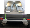 Range Rover Evoque 2011-18 Silver Rear Bumper Tow Eye Kit 2 Piece Left & Right Panels