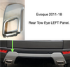 Range Rover Evoque 2011-18 Silver Rear Bumper Tow Eye LEFT Panel Only