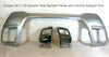 Range Rover Evoque 2011-18 Silver Rear Bumper Tow Eye Kit Inc Chrome Exhaust Tips