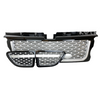 Range Rover Sport 2005-09 Gloss Black Grille and Side Vents with Silver Mesh