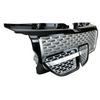 Range Rover Sport 2005-09 Gloss Black Grille and Side Vents with Silver Mesh