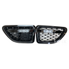 Range Rover Sport 2005-9 L320 Gloss Black Side Vents Black Mesh