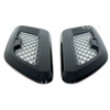 Range Rover Evoque 2011-18 Dummy Bonnet Vents - Gloss Black With Silver Mesh