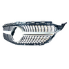 Mercedes C Class W205 2015-18 AMG Diamond Black & Chrome Style Front Grille