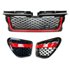 Range Rover Sport 2005-09 Gloss Black Grille and Side Vents with Red Trim