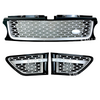 Range Rover Sport 2010 -13 L320 Gloss Black Grille and Side Vents with Silver Mesh